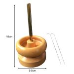 Wooden Manual Bead Spinner For DIY Jewelry Making Tools Spinner Holder