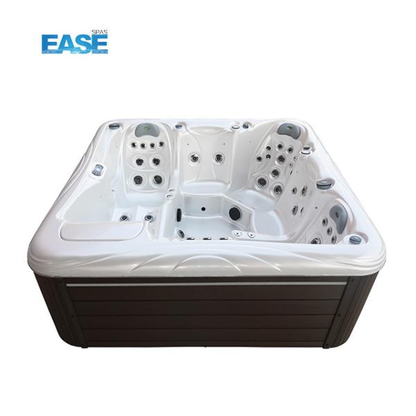 White Marble 1300L Outdoor Spa Hot Tub Acrylic Spa Bathtubs Whirlpool Balboa
