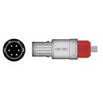 Medical Dia 5mm Compatible Conmen IBP Cable To Smiths Transducer