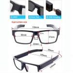 TR90 Hidden Camera Sunglasses One Finger Touch Control 40g Lightweight