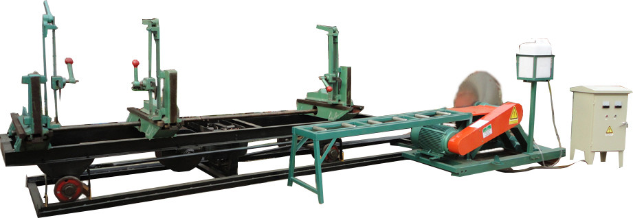 Diesel Engine powered portable circular sawmill, portable swing blade sawmill