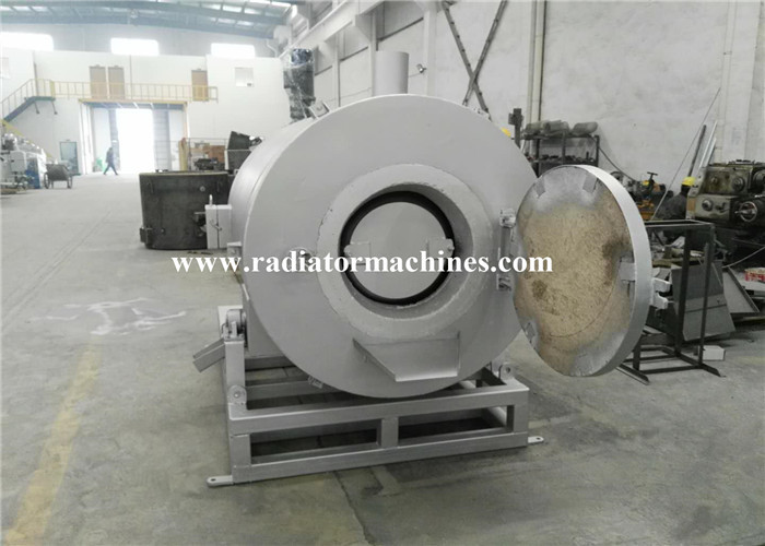 Gas Fired Rotary Type Metal Melting Furnace Lead Powder 1000kg