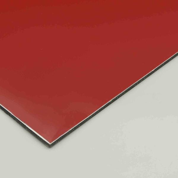 Wine Red Antibacterial PE Aluminum Composite Panel Interior Wall Paneling 122cm