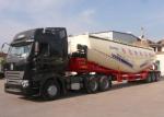 Carbon steel Semi Trailer Powder Material Tank Truck , 50 - 60 CBM trailer
