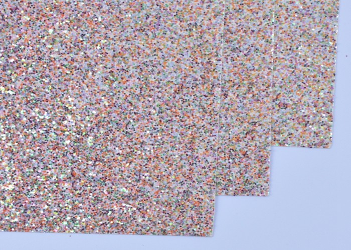 Folk Art 12*12" Chunky Glitter Paper 0.8mm Thickness For Making Hair Bows