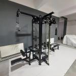 Commercial Gym Equipment Adjustable Pulley 4-Station Strength Training Cable