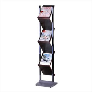Quality OEM 240X305mm Floor Standing Display Rack Double Sided Display Stand wholesale