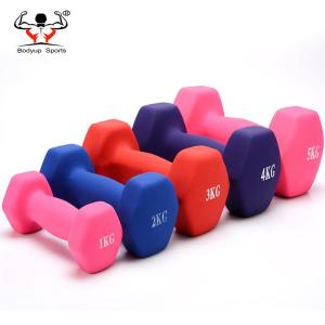 Quality Non Toxic Fitness Equipment Dumbbells With Banana Handle Long Using Time wholesale