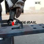 High Strength Hook Twin Tie Plate Professional Rail Fasteners for Frog and Guard