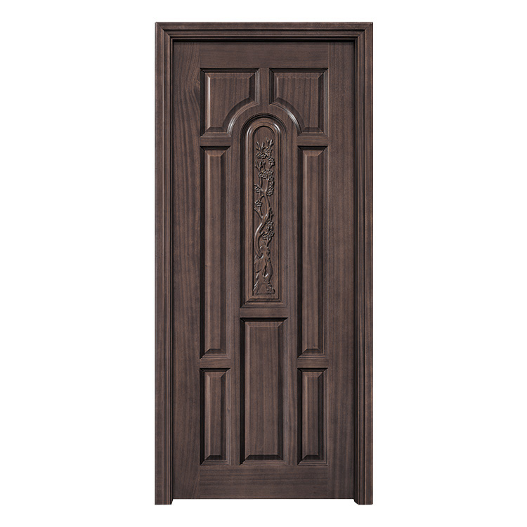 china MDF/HDF painted doors interior door flush series more than 5-panel doors on promotion