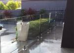 Durable Stainless Steel Glass Railing Hardware With Frameless Glass Spigot