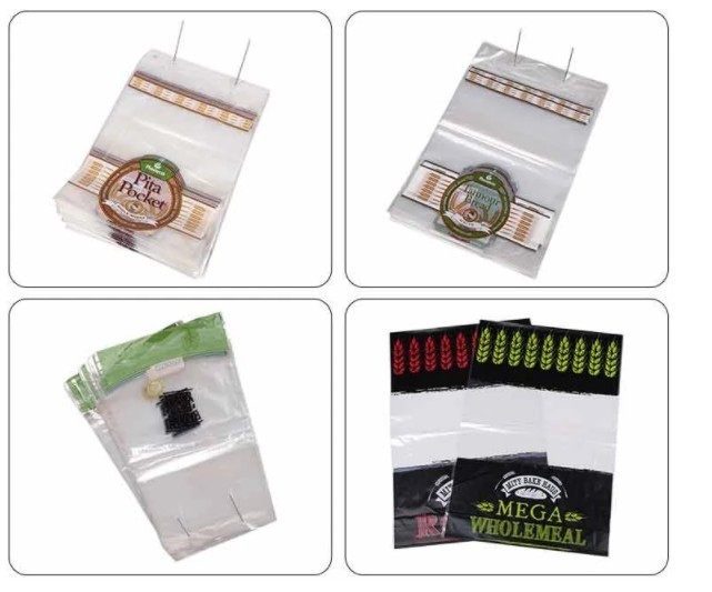 CPP degradable plastic bags/ Biodegradable food grade heat seal clear wicket bags