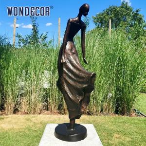 Quality modern high-quality Life-Size Abstract Bronze Sculpture of Artistic Women wholesale