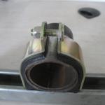 Insulated Stainless Steel Unistrut Cushioned Hose Clamps Pipe