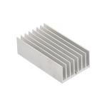 LED Aluminum Track Profile Heat Sink With Hidden Mounting Clips For Housing