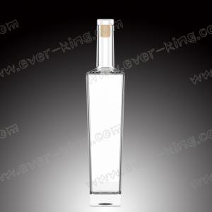 Quality Cap Sealing 200mm glass Whiskey Bottle for Liquor wholesale