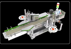 Quality Double Two Side Flat Bottle Sticker Labeling Machine Large Barrel 1500 Pieces H 3KW wholesale