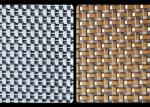 Architectural 0.5mm Decorative Woven Wire Mesh For Home Deco Furniture Cabinet