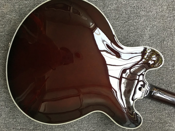 2018 New ES-339 Small Jazz Electric Guitar es 339 semi yollow body In Sunburst ES339