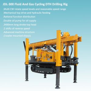 Quality Crawler Mounted Mechanical Top Head And hydraulic Feeding DTH Drilling Rig wholesale