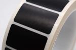 35mmx20mm Low Temperature Labels 1mil Black Matte High Temperature Resistant