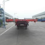 3- Axle Flat Bed Semi Trailer Truck 40 Ton Payload Car Carrier Semi Trailer