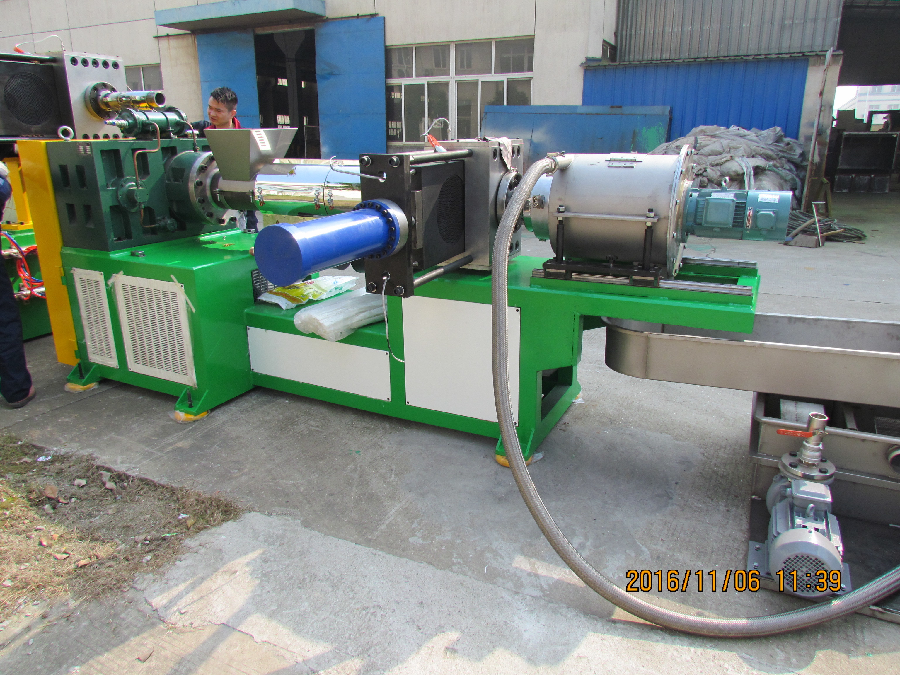 1000kg/h PE films Plastic Pelletizing Recycling Machine