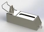 Medical Standard Elbow Operated Soap Dispenser 1000ml Capability Metal Color