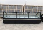 R404a Straight Glass Showcase Counter For Deli And Fresh Meat