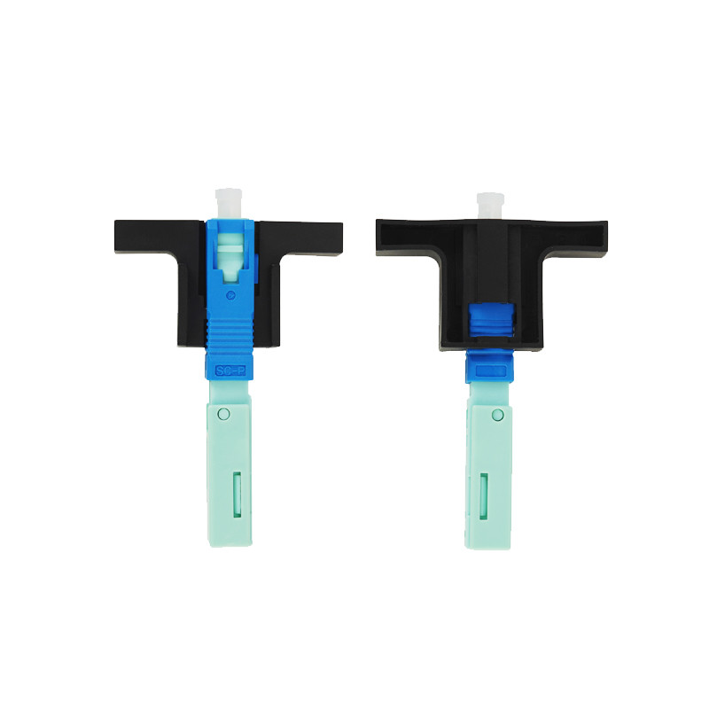 FTTH fiber optical quick adapter equipment indoor flat cable fast connector for fiber drop cable connection