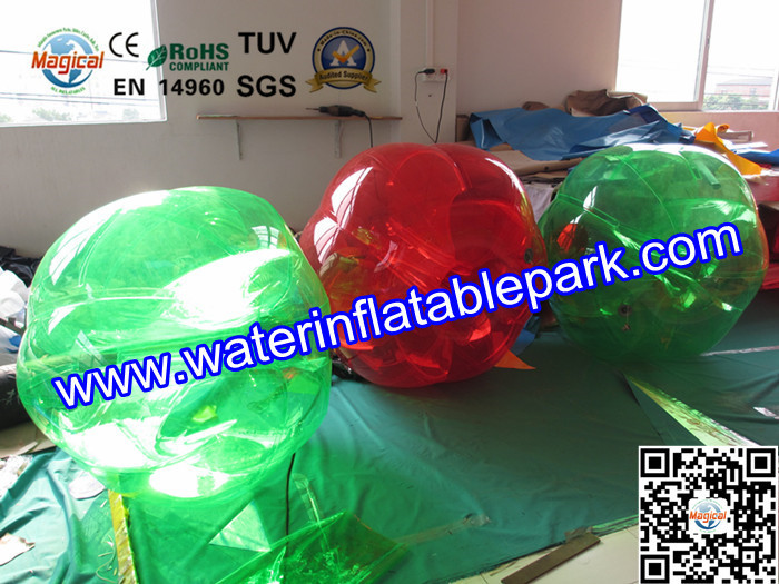 Colorful Inflatable Bumper Ball Water Toys , Inflatable Bumper Soccer
