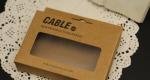 Brown Kraft Paper Packaging Box with Window / Usb Cable Box Recycled Materials