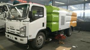 Quality 6mt Road Cleaning Vaccum Isuzu Sweeper Truck High Efficiency Sweeping wholesale