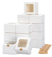Customized Color 10x10x10 Square Cake Boxes for Packaging Desserts and Pastries