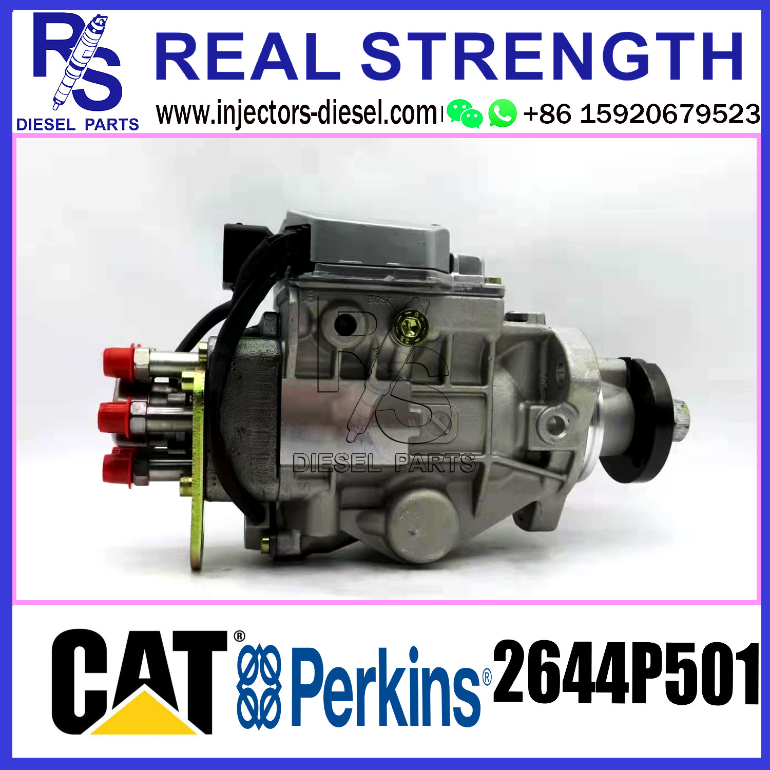 4V Fuel Pump VP30 Common Rail Injection Pump 216-9824 2644P501 0470006003 For Perkins 924G 3056E Engine