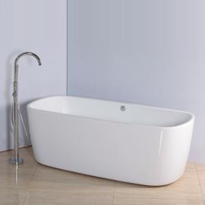 Quality 5 Years Free Standing Bathtub With Rectangular Shape CUPC Certifications wholesale