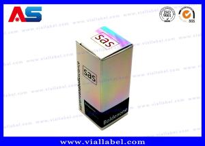 Quality Boxes for vials Holographic Small 10ml Vial Boxes / Eco Friendly Pharmaceutical Packaging Boxes wholesale