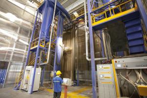 Quality CE Metal Electrostatic Powder Coating Line Large Capacity Gas Heating wholesale