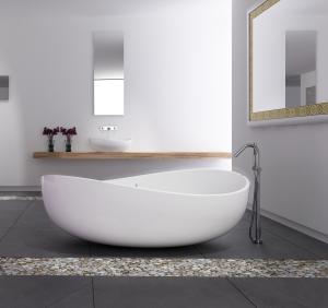 Quality Commercial Freestanding Soaking Bathtub Non Porous Seamless Joint wholesale