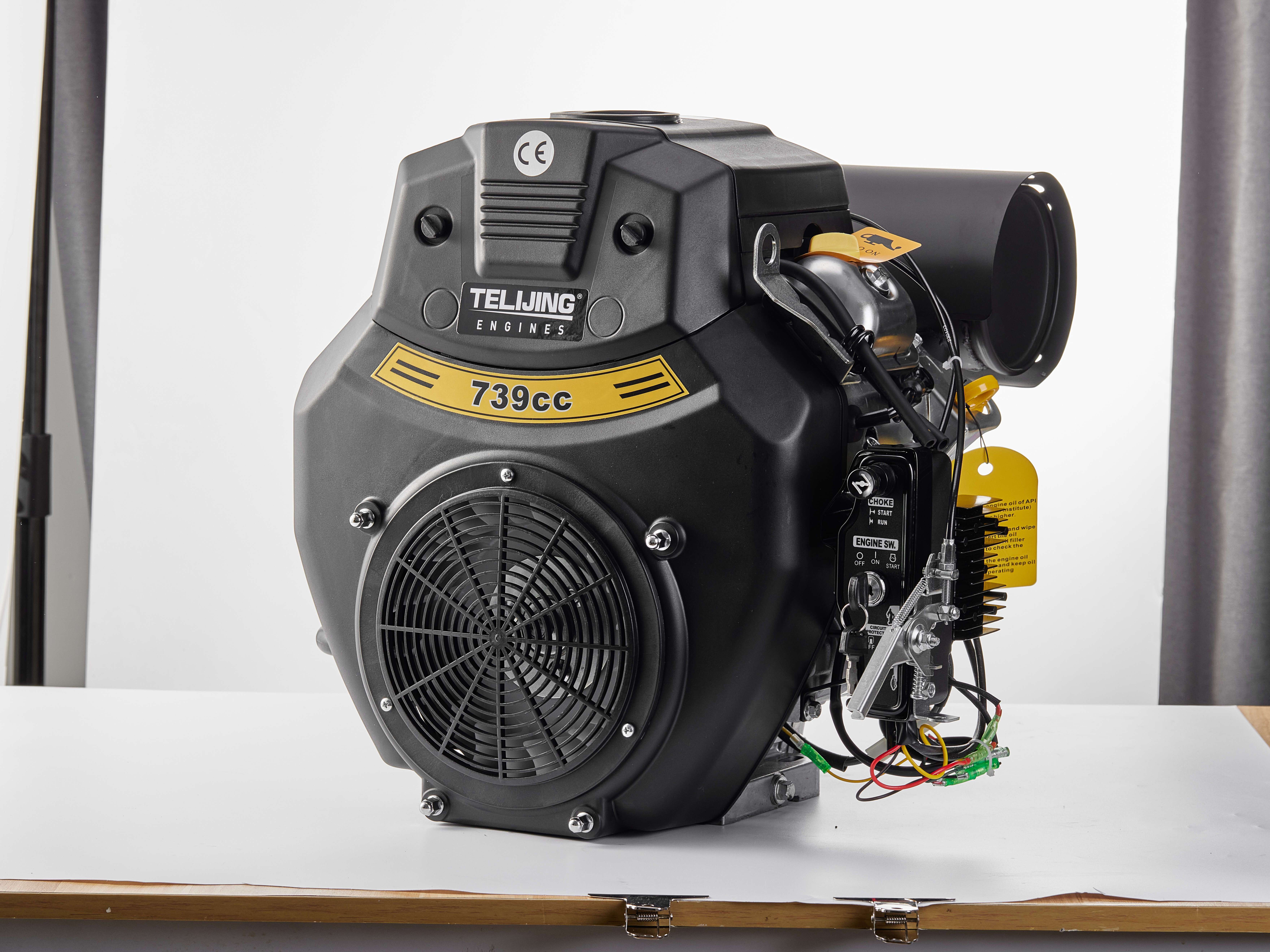 Wooden Hull Boat Electric Marine Gasoline Engine 2 Cylinder 545*485*495 Stroke 4 Stroke