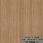 Flowability PVC Decorative Film Scratch Resistance Wooden Grain
