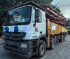 Quality Sany high performance used 62m concrete pump truck suitable for large building construction wholesale