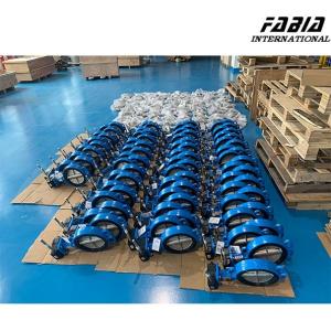 Quality 8 Inch Worm Gear Butterfly Valve Reliable Sealing For Water Treatment Natural Gas Industry wholesale