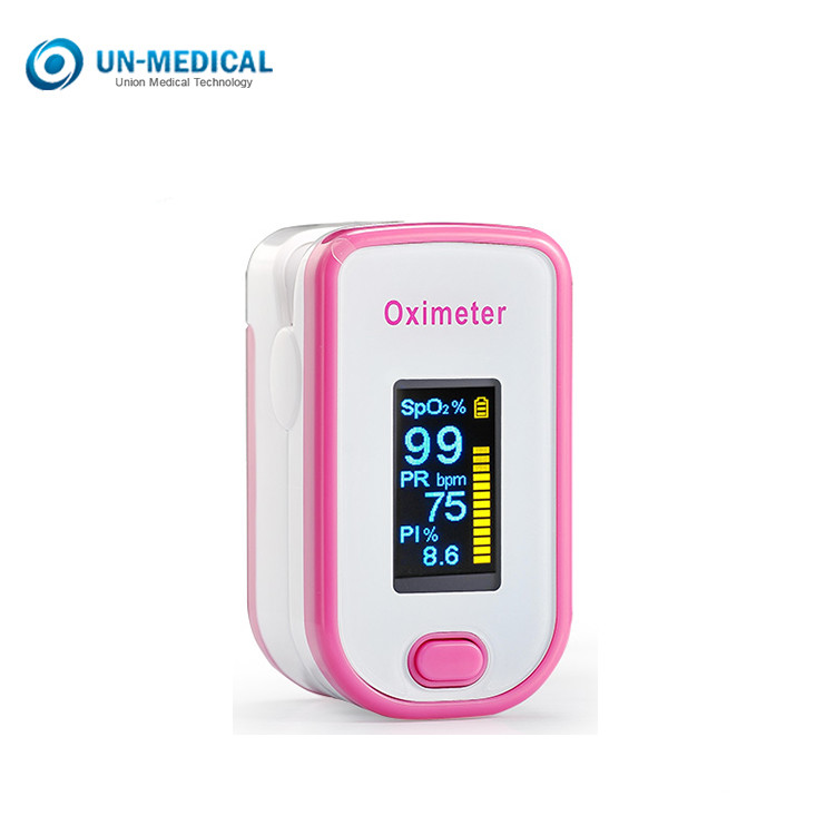 UN130 OLED Fingertip Pulse Oximeter PR Pulse Bar Finger Oxygen Monitor