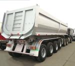 3/4 Axle Air Suspension Rear Tipping Dump Semi-trailer