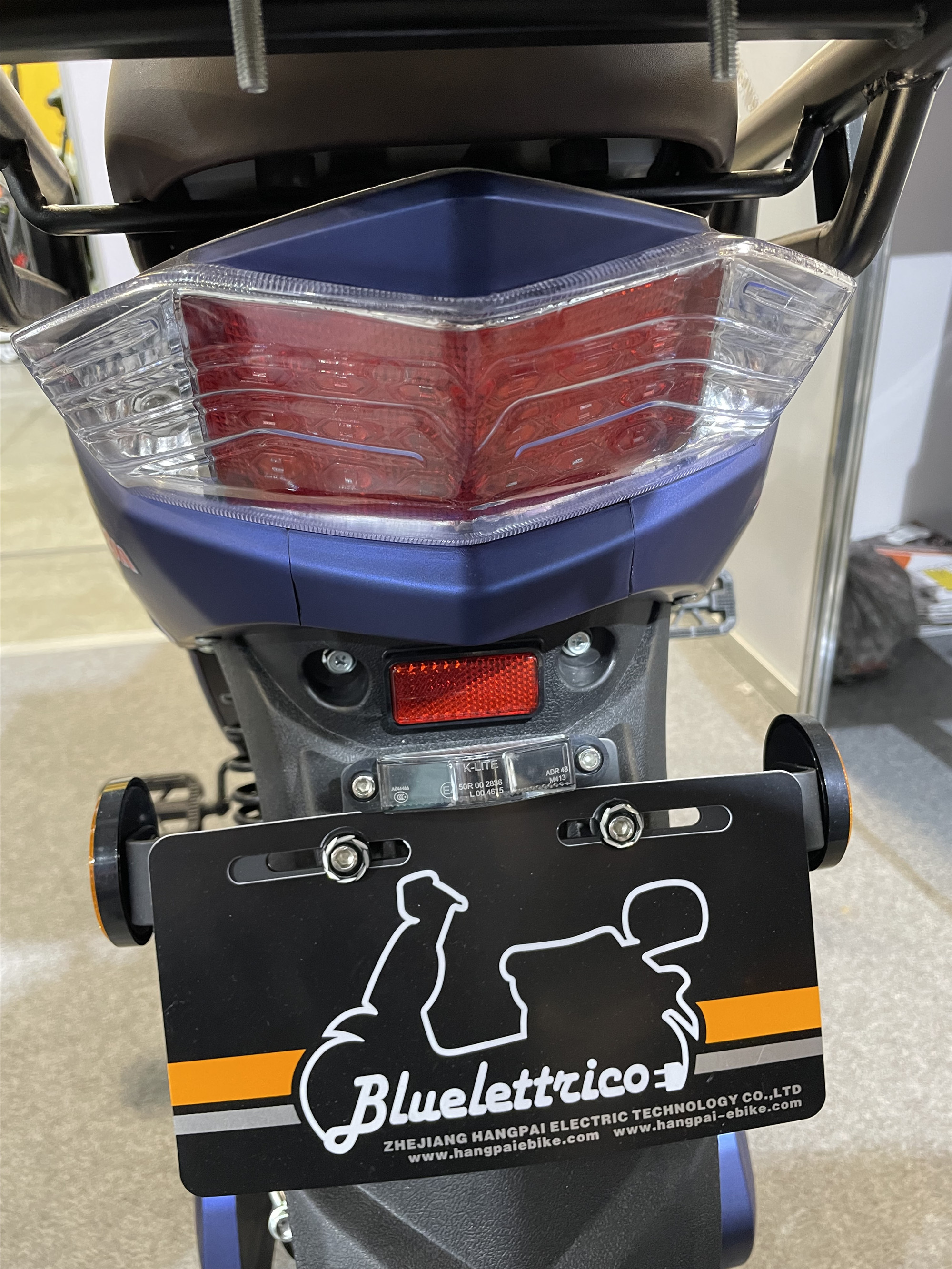 Long Range Electric Moped Bike 48V 800W High Power EEC Electric Scooter