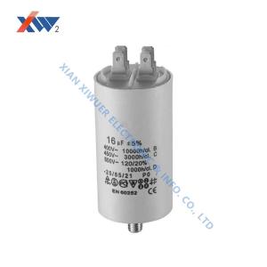 Quality CBB60 450Vac High Voltage Film Capacitor 16 UF AC Sealed Metallized Polypropylene wholesale