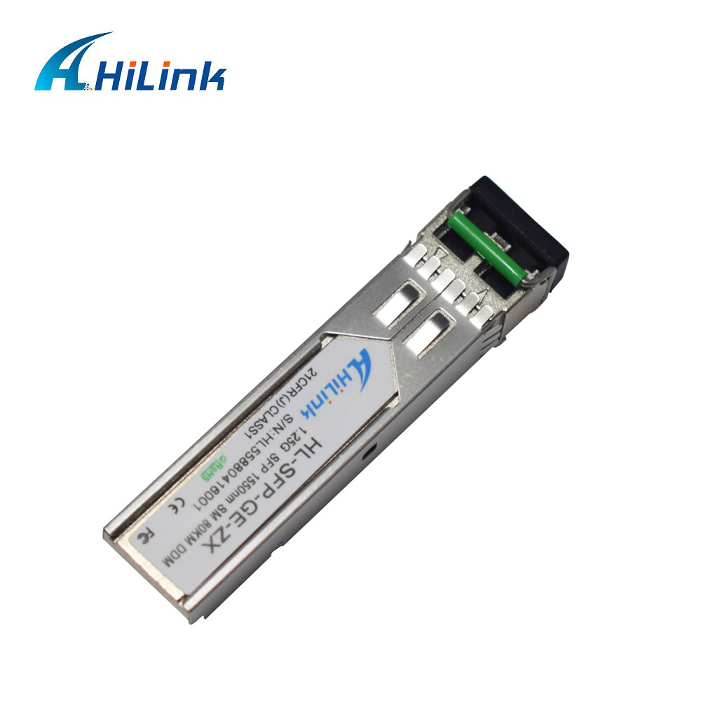 1.25G SFP Optical Transceiver Module SMF 1550nm 80KM DDM Cisco Compatible