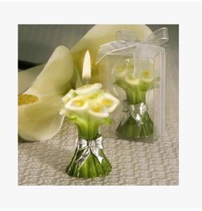 Quality New creative promotion gift product wedding gift party festival lily candle wholesale