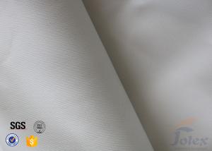 Quality 14oz 0.45mm White Silicone Coated Fiberglass Fabric Emergency Fire Blanket wholesale